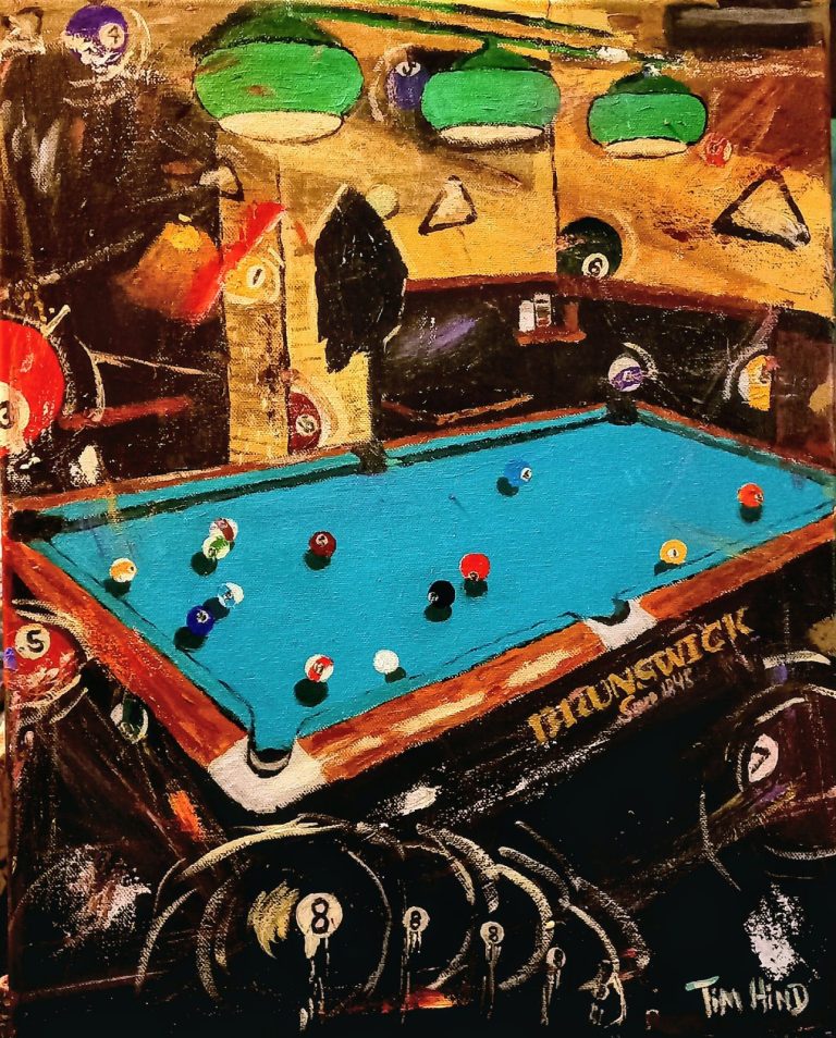 Tim Hind: „Billard“, 2024 5-24 SHT-News Billard Tim Hind