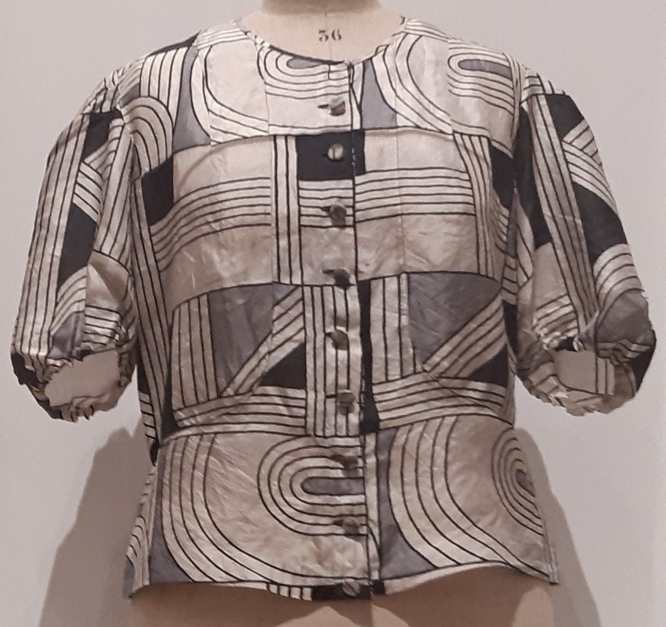 Wiener Seidenbluse von Maria Likarz, 1928