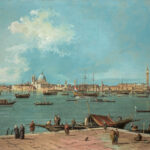 Venice: the Bacino di San Marco from San Giorgio Maggiore, c.1735-44 (oil on canvas)